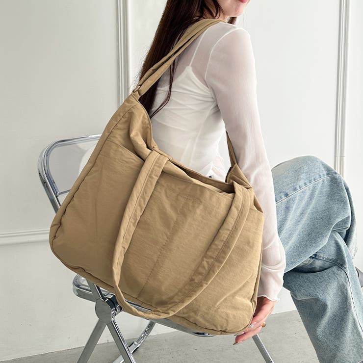 【マザーズバッグ】 A4収納可 軽量２WAYナイロントートバッグ | Outfitter lab | 詳細画像29 