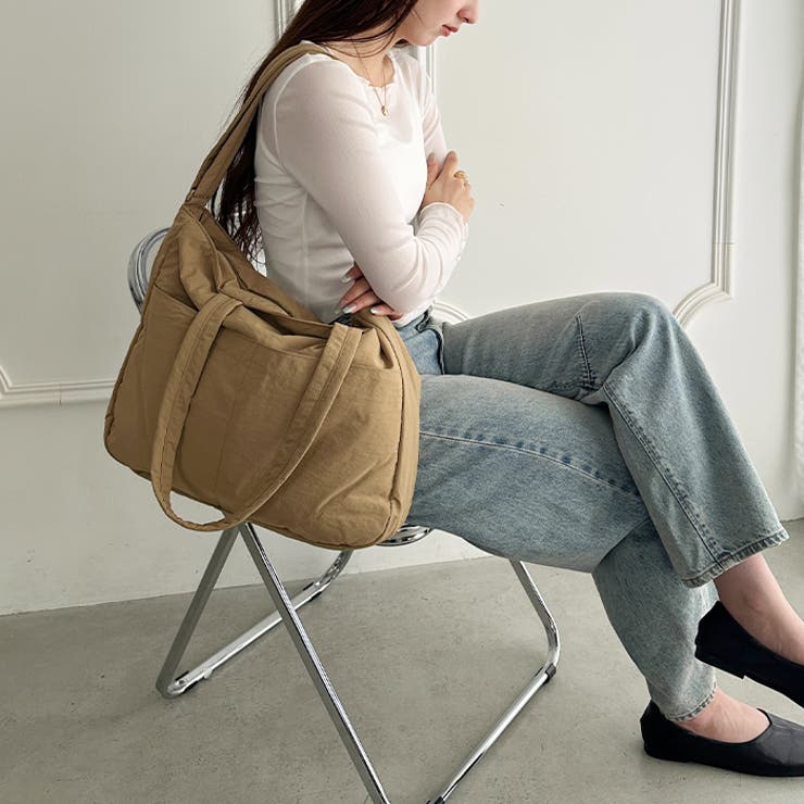 【マザーズバッグ】 A4収納可 軽量２WAYナイロントートバッグ | Outfitter lab | 詳細画像33 