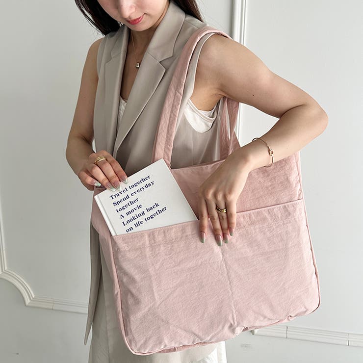 【マザーズバッグ】 A4収納可 軽量２WAYナイロントートバッグ | Outfitter lab | 詳細画像36 