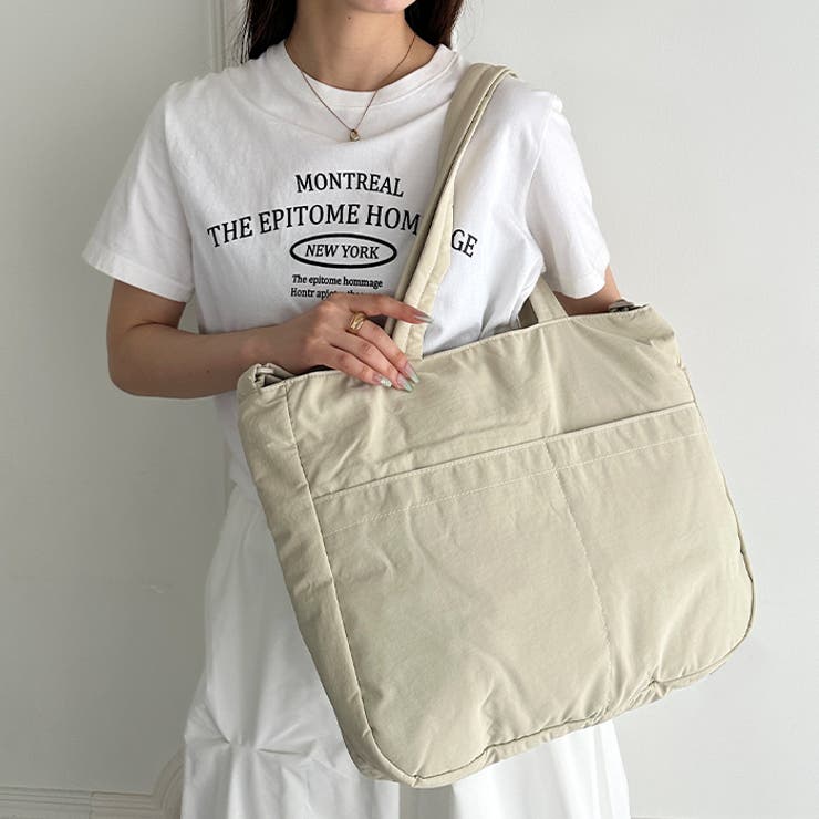 【マザーズバッグ】 A4収納可 軽量２WAYナイロントートバッグ | Outfitter lab | 詳細画像6 