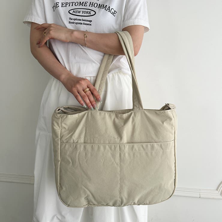 【マザーズバッグ】 A4収納可 軽量２WAYナイロントートバッグ | Outfitter lab | 詳細画像7 