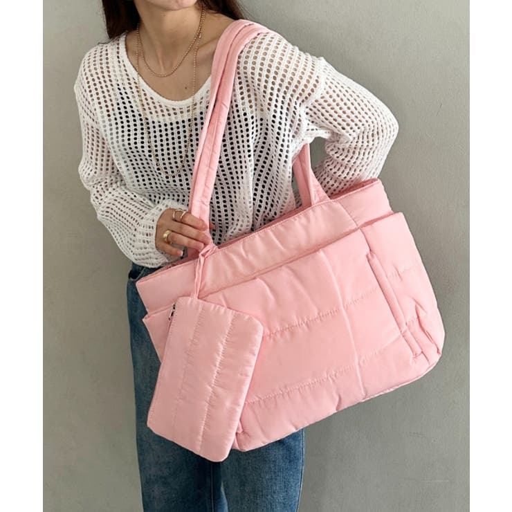 ピンク | 【マザーズバッグ】13ポケット A4収納可 ポケット多数 | Outfitter lab