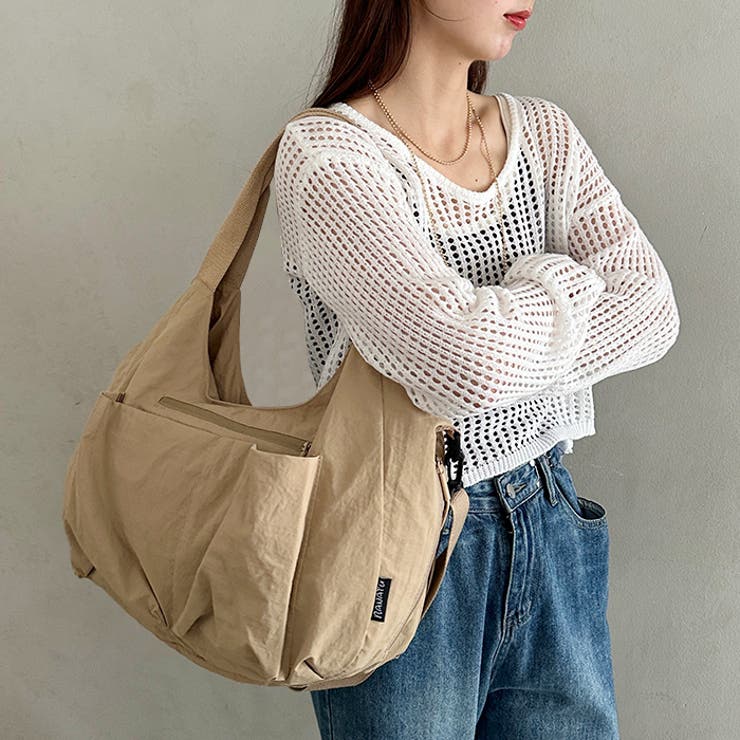 【A4収納可】2WAYナイロンショルダーバッグ トートバッグ ポケット多数 | Outfitter lab | 詳細画像12 