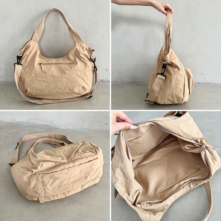 【A4収納可】2WAYナイロンショルダーバッグ トートバッグ ポケット多数 | Outfitter lab | 詳細画像17 
