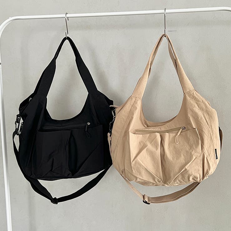 【A4収納可】2WAYナイロンショルダーバッグ トートバッグ ポケット多数 | Outfitter lab | 詳細画像25 