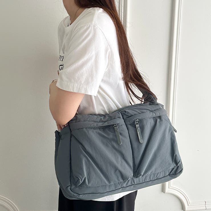 【マザーズバッグ】7ポケットナイロン軽量ショルダーバッグ | Outfitter lab | 詳細画像13 