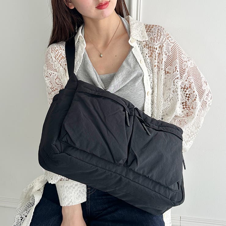 【マザーズバッグ】7ポケットナイロン軽量ショルダーバッグ | Outfitter lab | 詳細画像24 