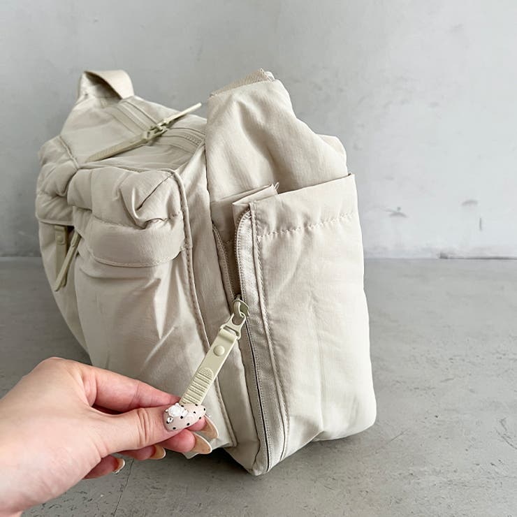 【マザーズバッグ】7ポケットナイロン軽量ショルダーバッグ | Outfitter lab | 詳細画像30 