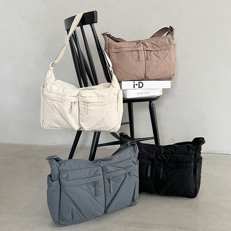【マザーズバッグ】7ポケットナイロン軽量ショルダーバッグ | Outfitter lab | 詳細画像36 