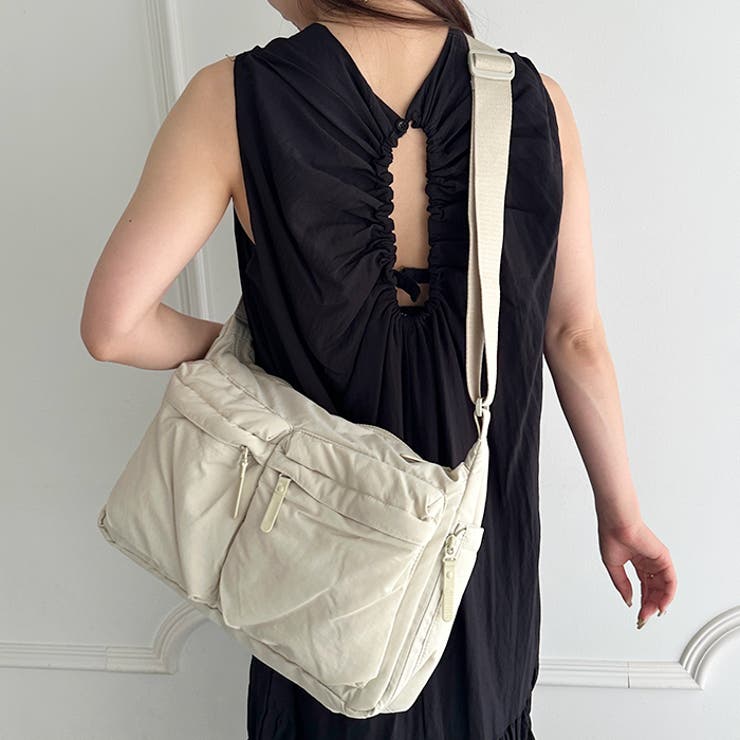 【マザーズバッグ】7ポケットナイロン軽量ショルダーバッグ | Outfitter lab | 詳細画像9 