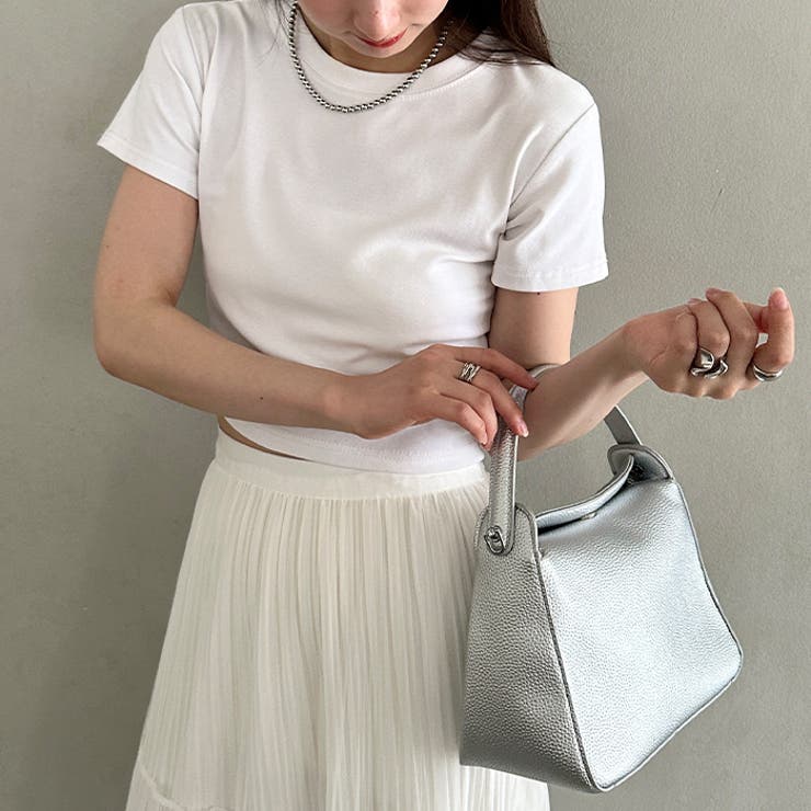 2ハンドルPUミニスクエアバッグ | Outfitter lab | 詳細画像25 