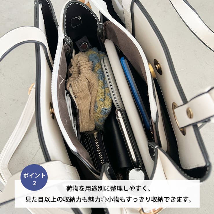 スクエアマルチPU 2WAYバッグ | Outfitter lab | 詳細画像3 