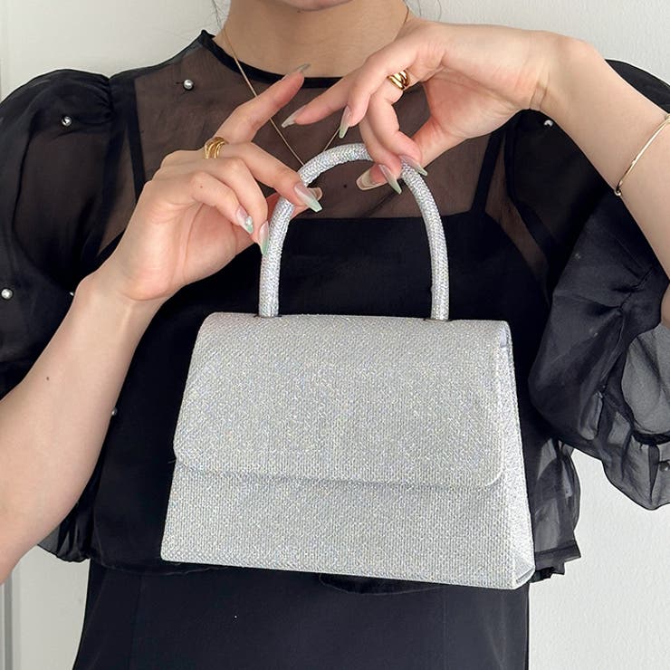 スクエアハンドパーティーバッグ結婚式 オケージョン パーティー お呼ばれ | Outfitter lab | 詳細画像11 