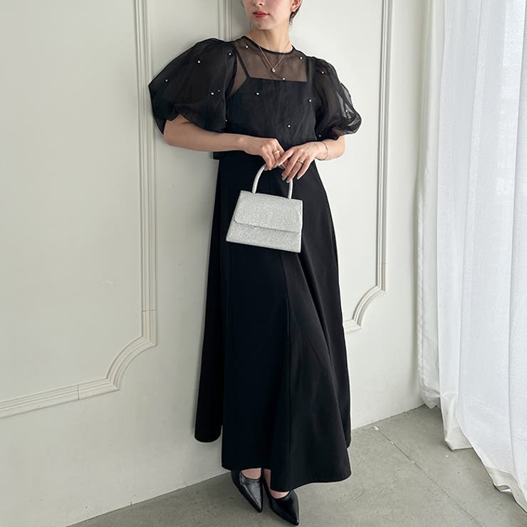 スクエアハンドパーティーバッグ結婚式 オケージョン パーティー お呼ばれ | Outfitter lab | 詳細画像15 