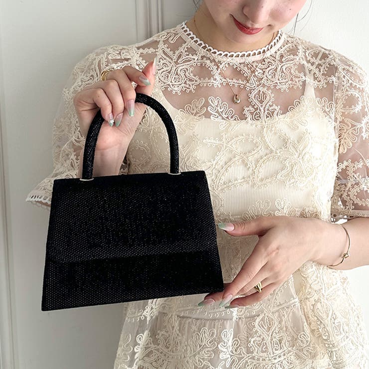 スクエアハンドパーティーバッグ結婚式 オケージョン パーティー お呼ばれ | Outfitter lab | 詳細画像6 