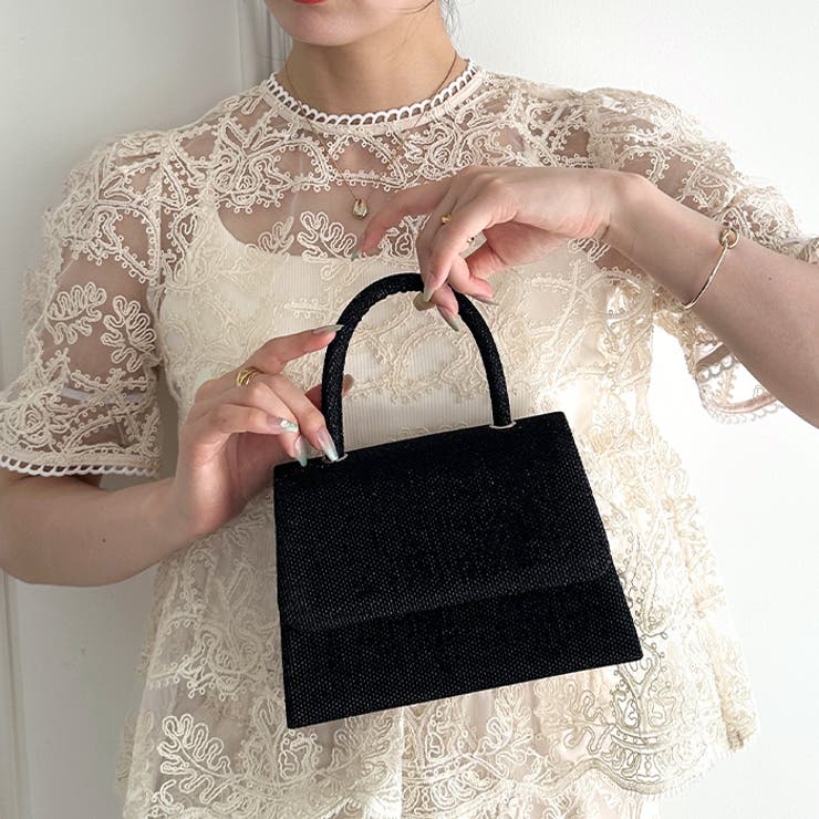スクエアハンドパーティーバッグ結婚式 オケージョン パーティー お呼ばれ | Outfitter lab | 詳細画像7 