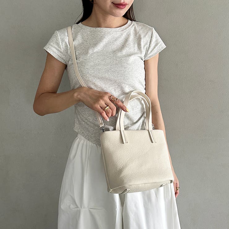 PUスクエアミニハンドバッグ ミニトートバッグ | Outfitter lab | 詳細画像14 