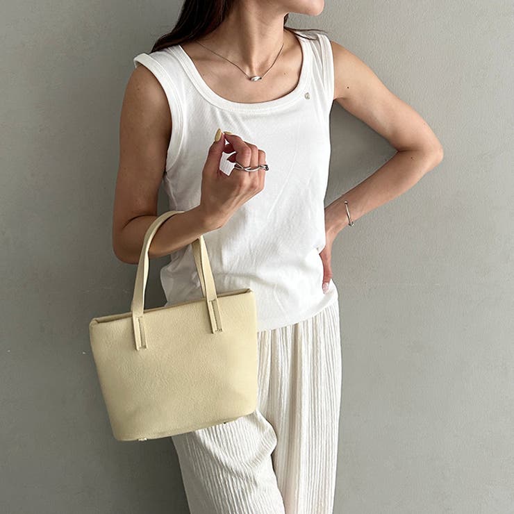 PUスクエアミニハンドバッグ ミニトートバッグ | Outfitter lab | 詳細画像20 