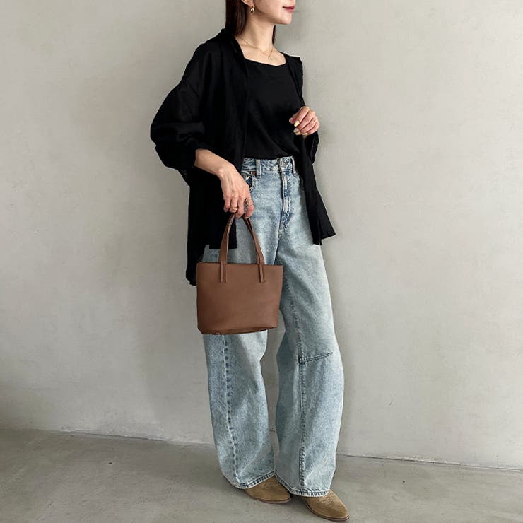 PUスクエアミニハンドバッグ ミニトートバッグ | Outfitter lab | 詳細画像27 