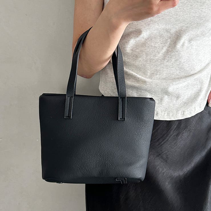 PUスクエアミニハンドバッグ ミニトートバッグ | Outfitter lab | 詳細画像5 
