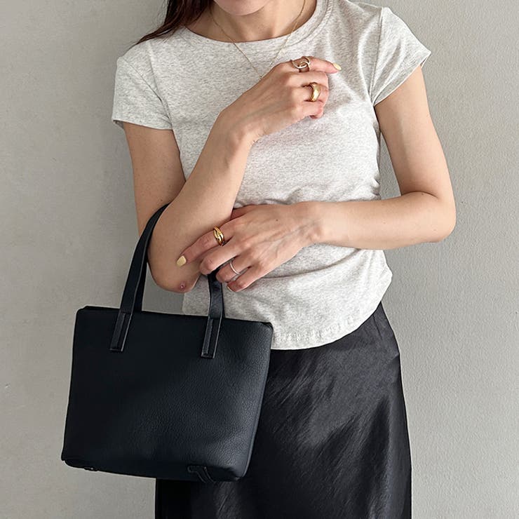 PUスクエアミニハンドバッグ ミニトートバッグ | Outfitter lab | 詳細画像7 