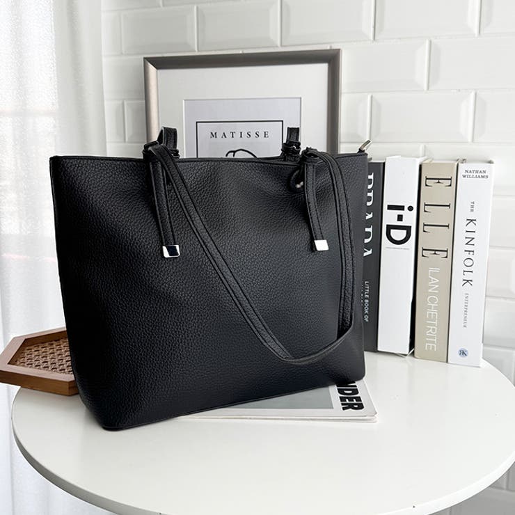 【A4収納可】通勤にぴったり PUシンプルデザイントートバッグ | Outfitter lab | 詳細画像10 