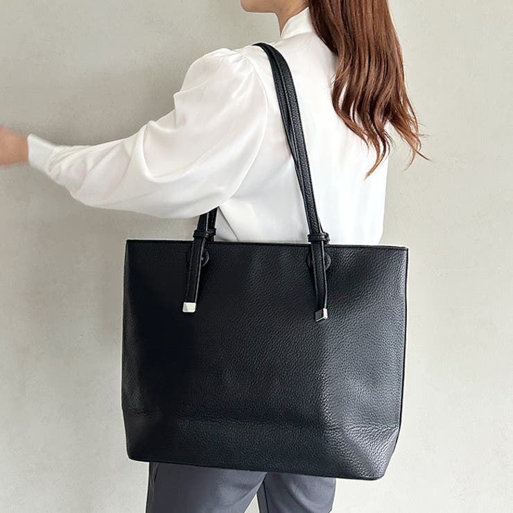 【A4収納可】通勤にぴったり PUシンプルデザイントートバッグ | Outfitter lab | 詳細画像6 