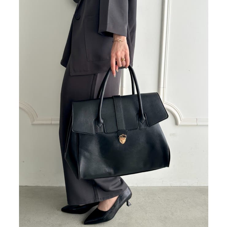 ブラック | 大容量フラップボストンバッグ トラベルバッグ | Outfitter lab