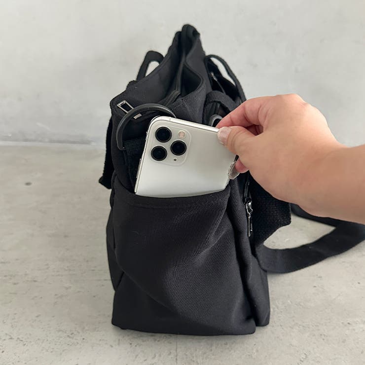 9ポケットハンドバッグショルダーバッグ2WAY仕様マザーズバッグ | Outfitter lab | 詳細画像23 