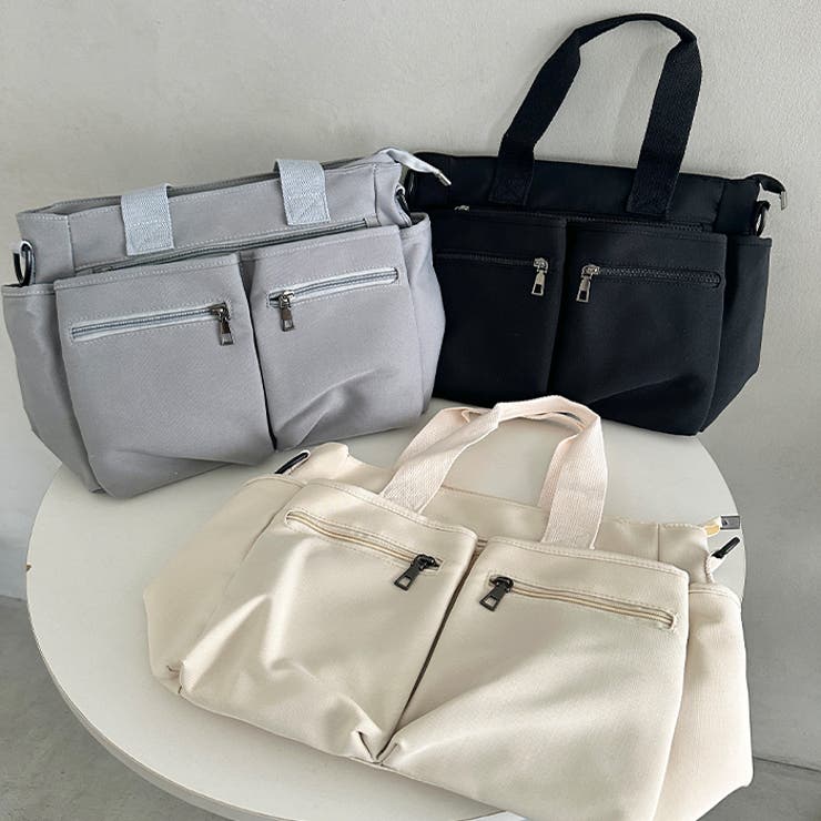 9ポケットハンドバッグショルダーバッグ2WAY仕様マザーズバッグ | Outfitter lab | 詳細画像28 