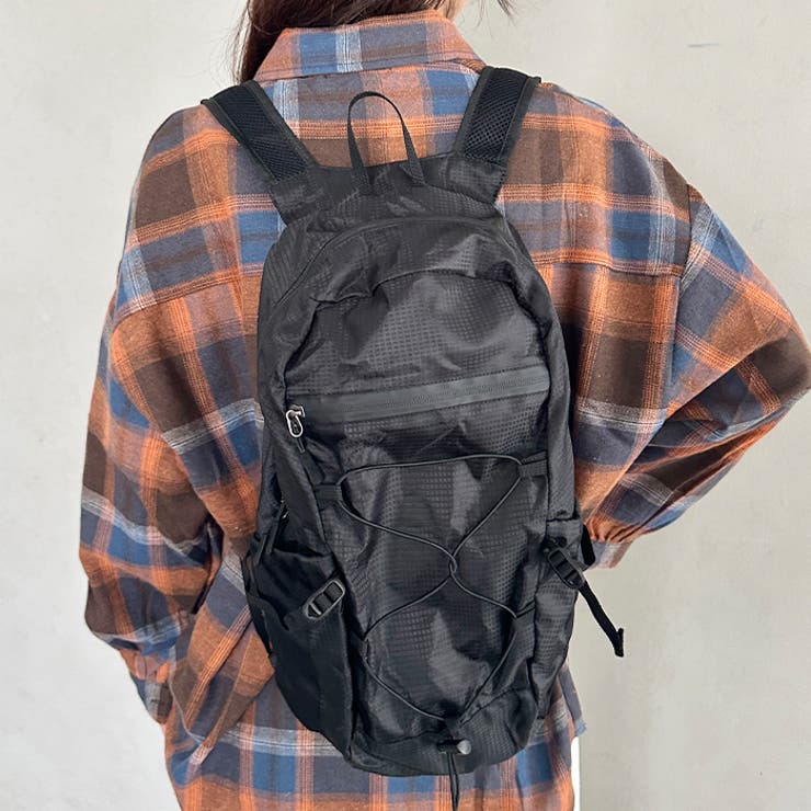 コンパクトポーチ収納可ナイロン軽量バックパックリュック | Outfitter lab | 詳細画像6 