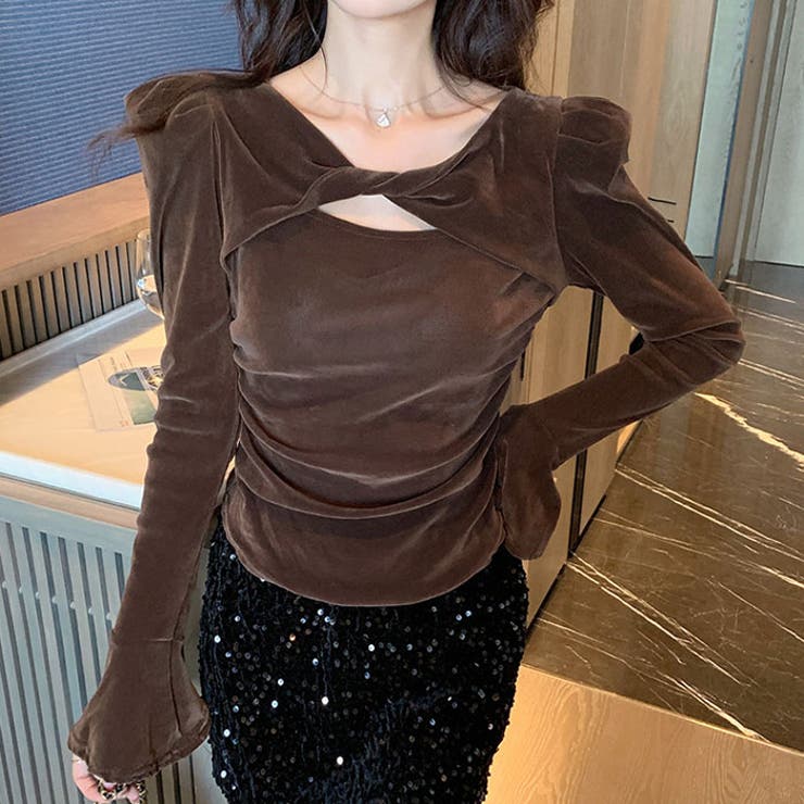 ベロアクロストップス | Outfitter lab | 詳細画像12 