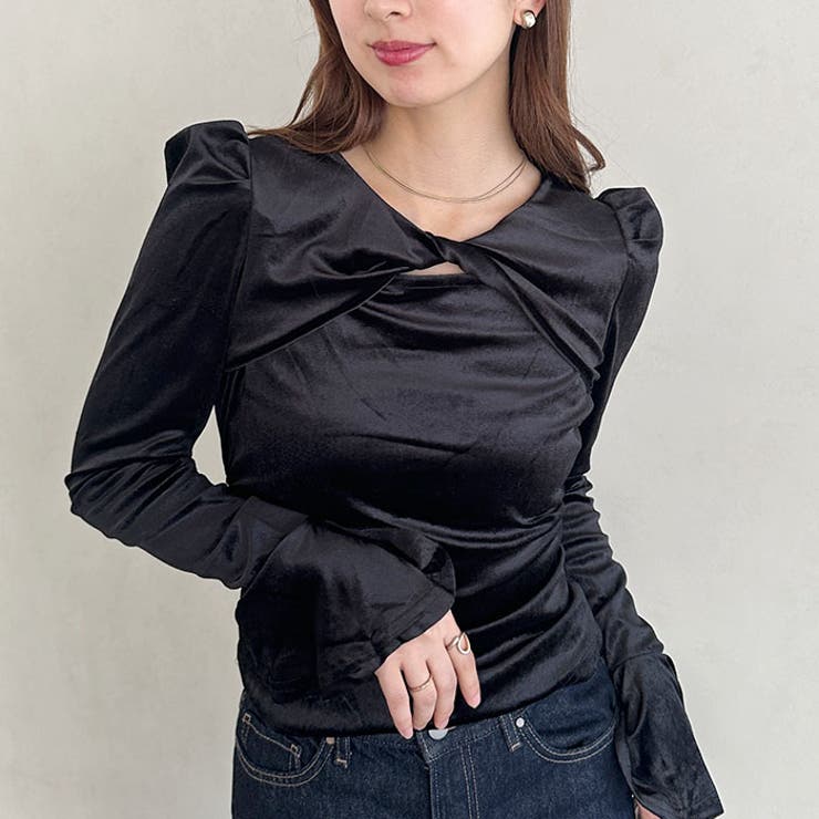 ベロアクロストップス | Outfitter lab | 詳細画像9 