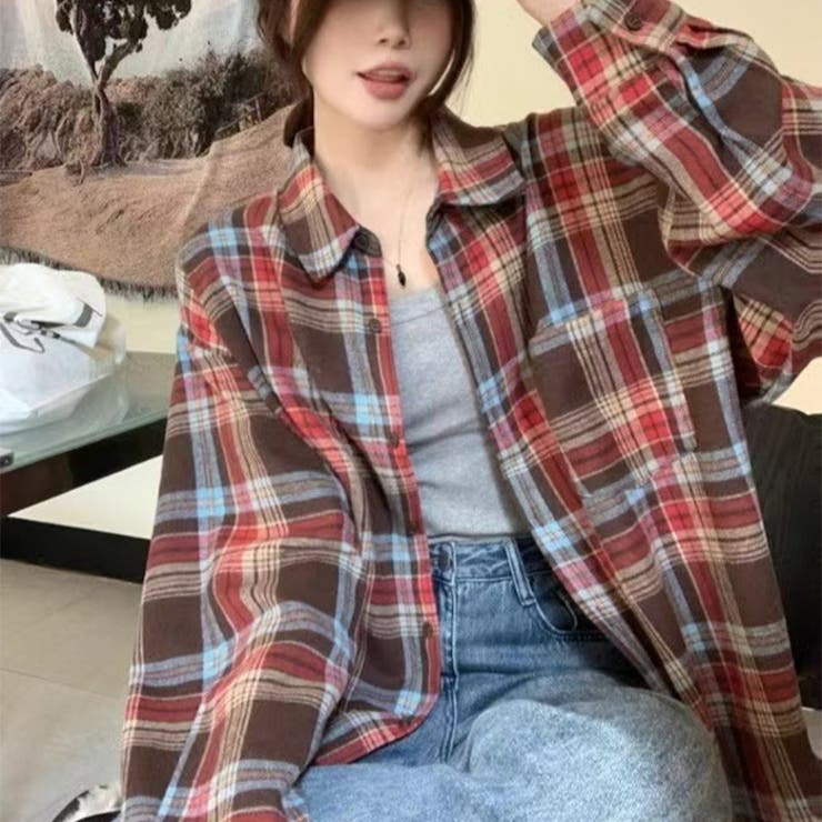 【10色展開】チェックシャツ | Outfitter lab | 詳細画像20 