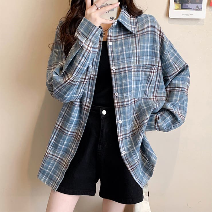 【10色展開】チェックシャツ | Outfitter lab | 詳細画像30 