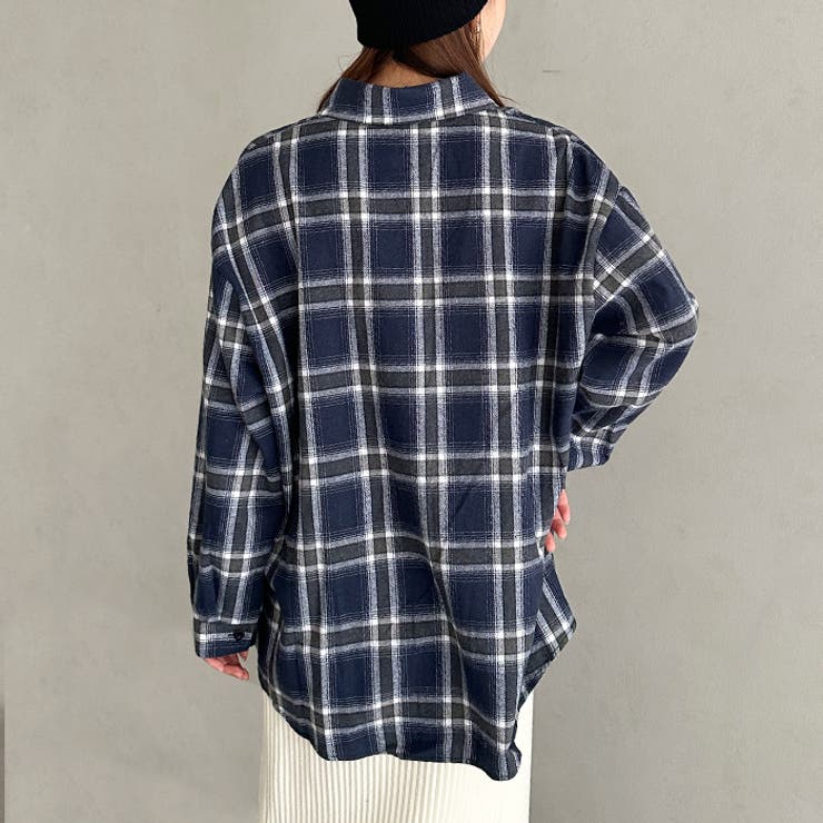 【10色展開】チェックシャツ | Outfitter lab | 詳細画像8 