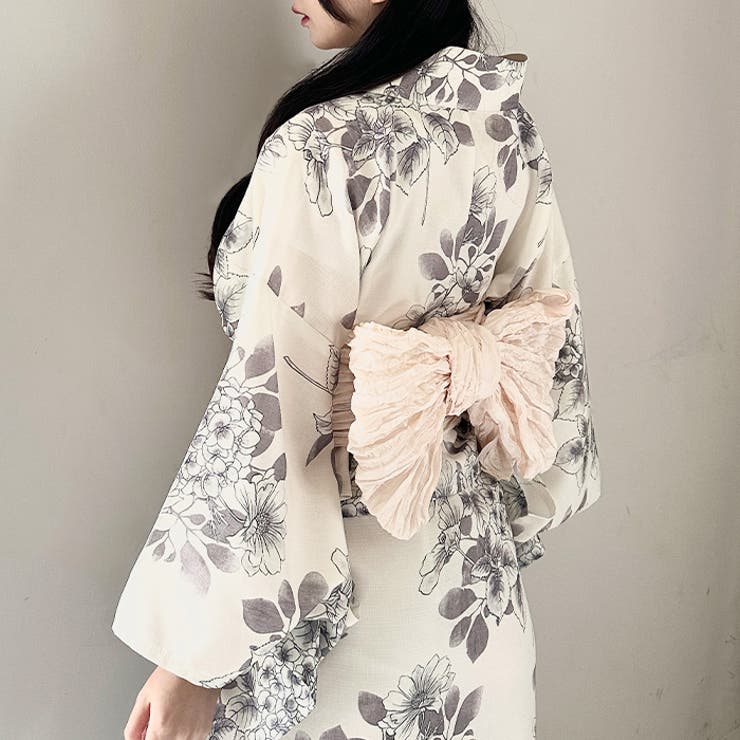 選べる7柄展開 1人で着られる浴衣2点セット(浴衣 帯) | Outfitter lab | 詳細画像12 