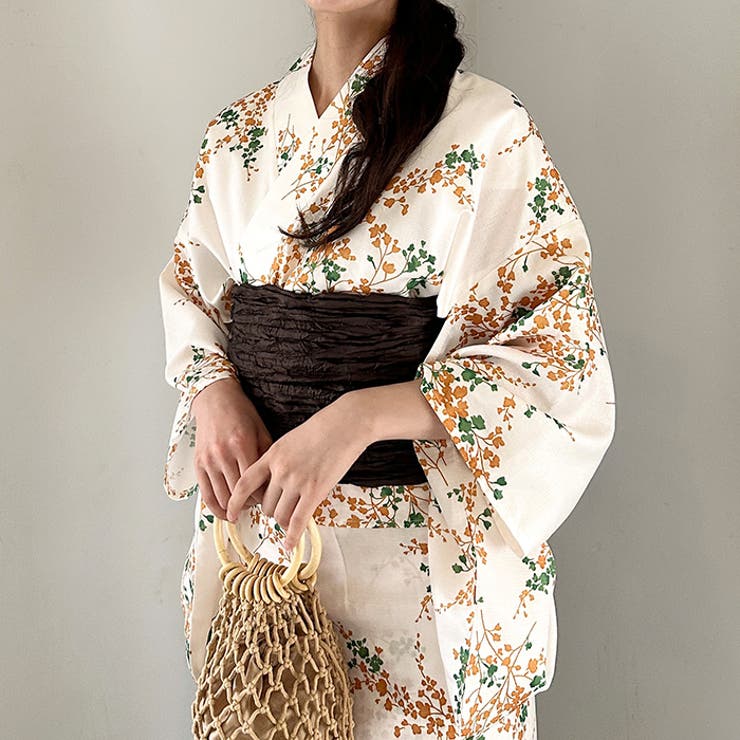 選べる7柄展開 1人で着られる浴衣2点セット(浴衣 帯) | Outfitter lab | 詳細画像15 