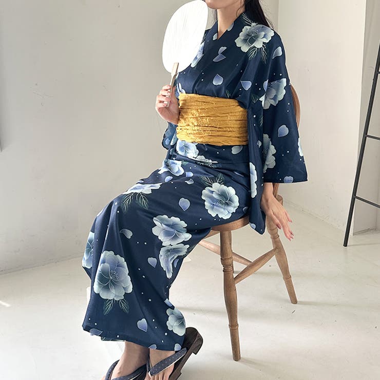 選べる7柄展開 1人で着られる浴衣2点セット(浴衣 帯) | Outfitter lab | 詳細画像23 