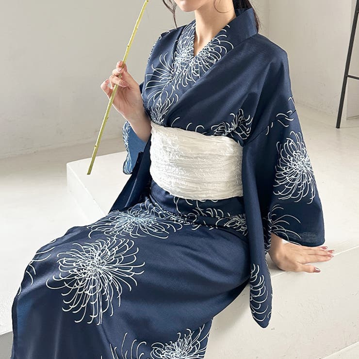 選べる7柄展開 1人で着られる浴衣2点セット(浴衣 帯) | Outfitter lab | 詳細画像25 