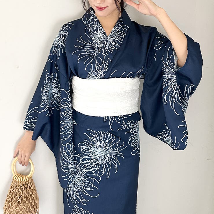 選べる7柄展開 1人で着られる浴衣2点セット(浴衣 帯) | Outfitter lab | 詳細画像26 