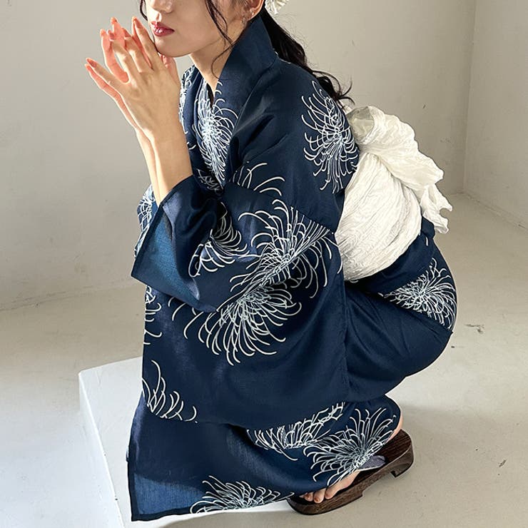 選べる7柄展開 1人で着られる浴衣2点セット(浴衣 帯) | Outfitter lab | 詳細画像28 