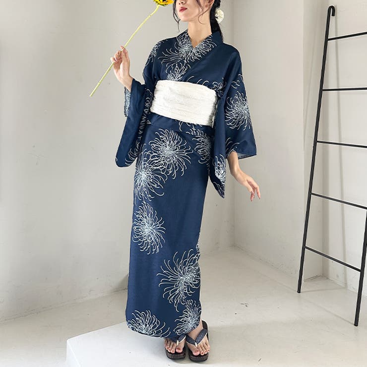 選べる7柄展開 1人で着られる浴衣2点セット(浴衣 帯) | Outfitter lab | 詳細画像29 