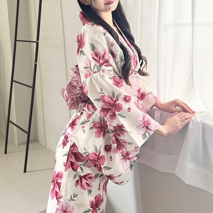 選べる7柄展開 1人で着られる浴衣2点セット(浴衣 帯) | Outfitter lab | 詳細画像31 