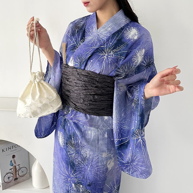 選べる7柄展開 1人で着られる浴衣2点セット(浴衣 帯) | Outfitter lab | 詳細画像36 