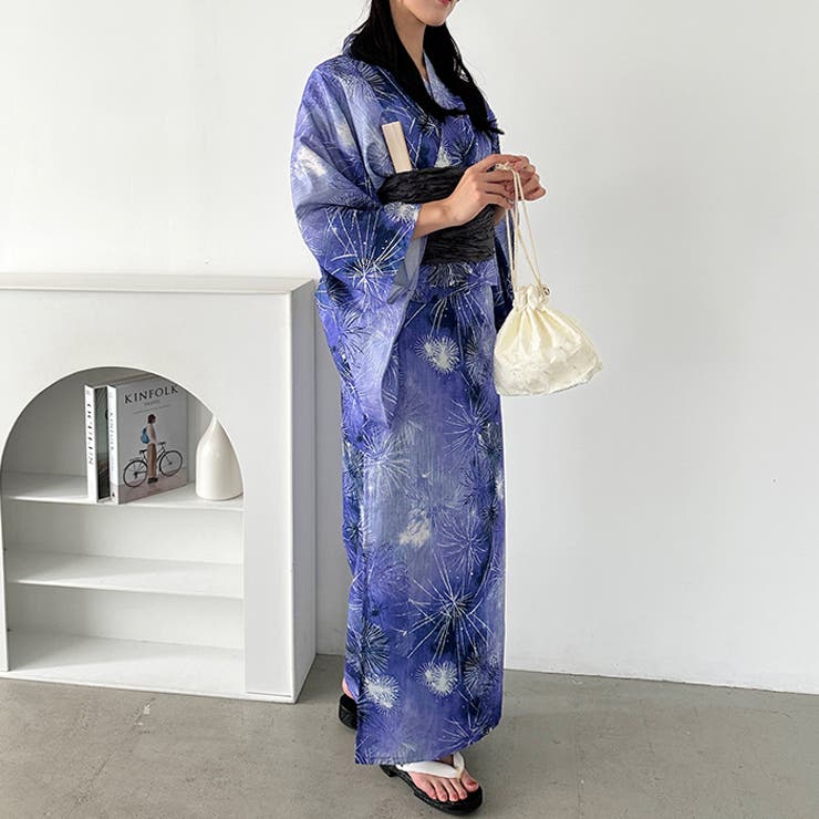 選べる7柄展開 1人で着られる浴衣2点セット(浴衣 帯) | Outfitter lab | 詳細画像39 