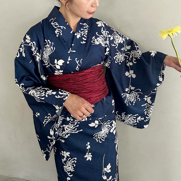 選べる9柄展開 1人で着られる浴衣2点セット(浴衣 帯) | Outfitter lab | 詳細画像46 