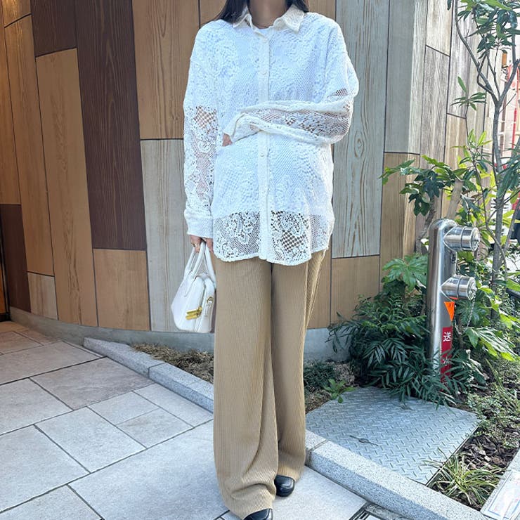 【マタニティ】セルフカットリブストレートパンツ 楽々パンツ ウエストゴムパンツ | Outfitter lab | 詳細画像23 