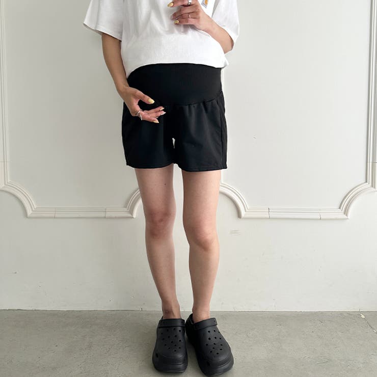 【マタニティ】ハイウエストショートパンツ | Outfitter lab | 詳細画像9 