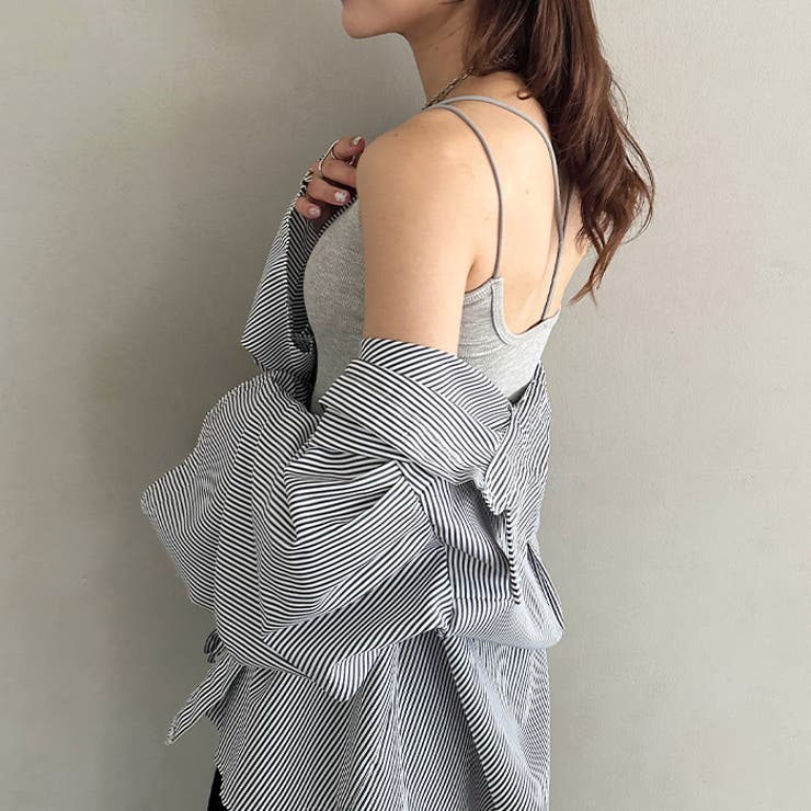 カップ付きスパゲッティストラップキャミソール | Outfitter lab | 詳細画像18 